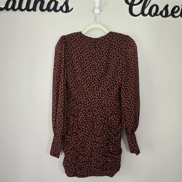 Seven Wonders Hartley Floral Print Long Sleeve Mini Dress Size 4 - Picture 7 of 14